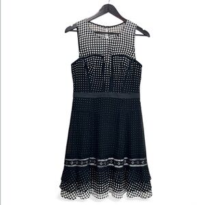 Betsey Johnson Unique Polka Dot Mini Dress